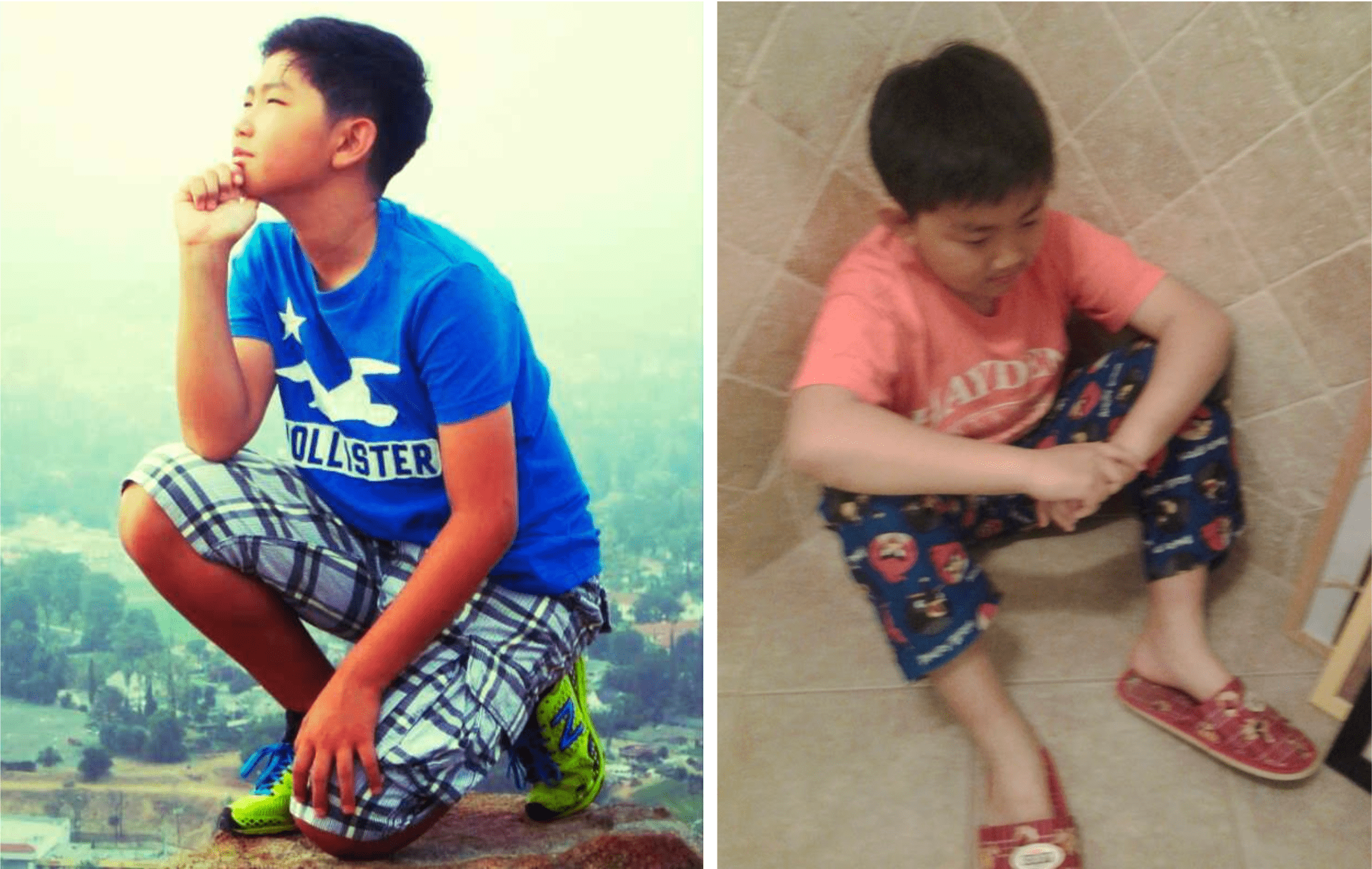 A picture of me and bro trying to be cool